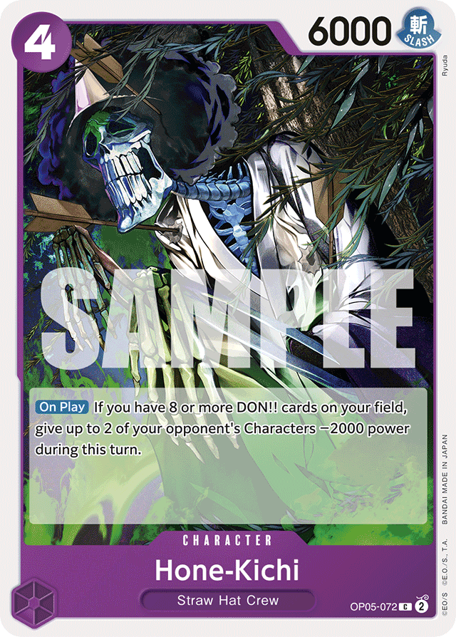 Hone-Kichi OP05-072 Reprint card, Awakening of the New Era