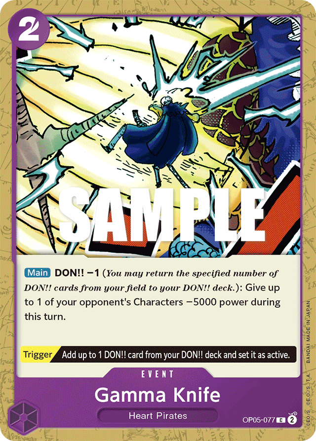 Gamma Knife OP05-077 card, Awakening of the New Era