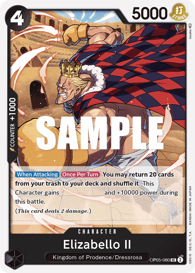 Elizabello II OP05-080 card, Awakening of the New Era