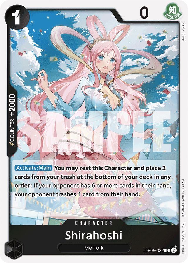 Shirahoshi OP05-082 Reprint card, Awakening of the New Era