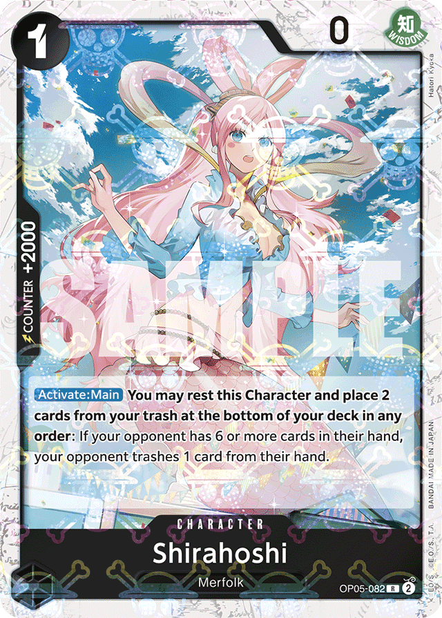 Shirahoshi OP05-082 Jolly Roger Foil card, Awakening of the New Era