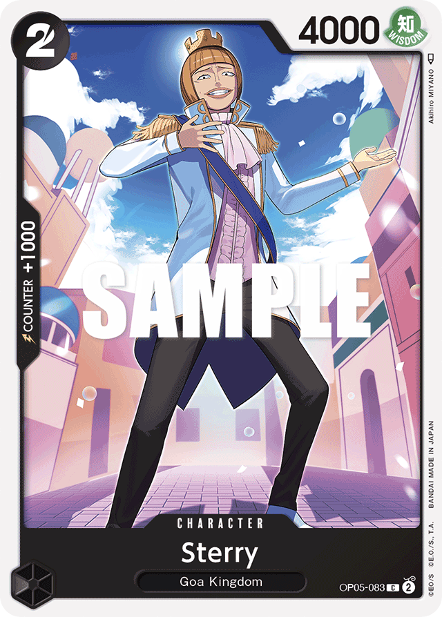 Sterry OP05-083 card, Awakening of the New Era