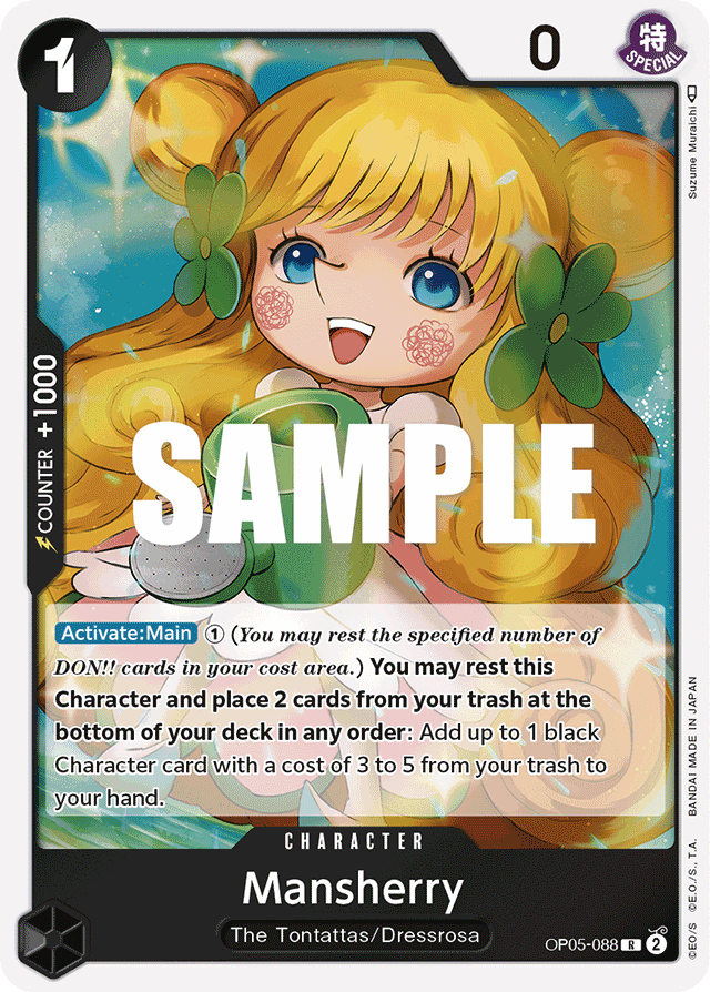 Mansherry OP05-088 card, Awakening of the New Era