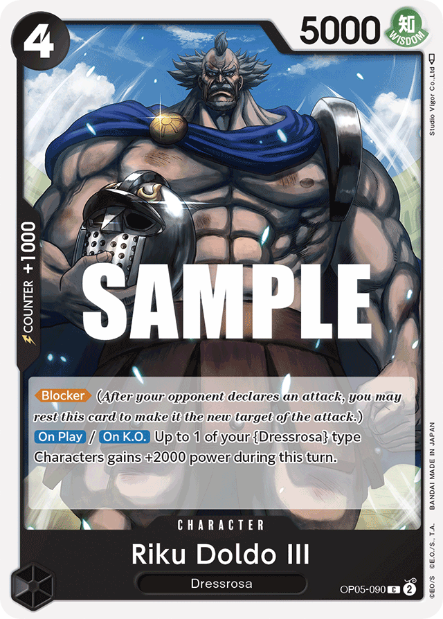 Riku Doldo III OP05-090 card, Awakening of the New Era