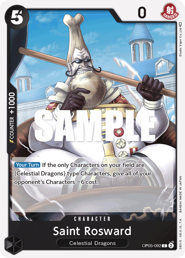 Saint Rosward OP05-092 card, Awakening of the New Era