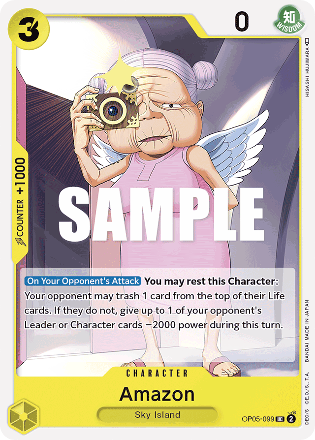 Amazon OP05-099 card, Awakening of the New Era