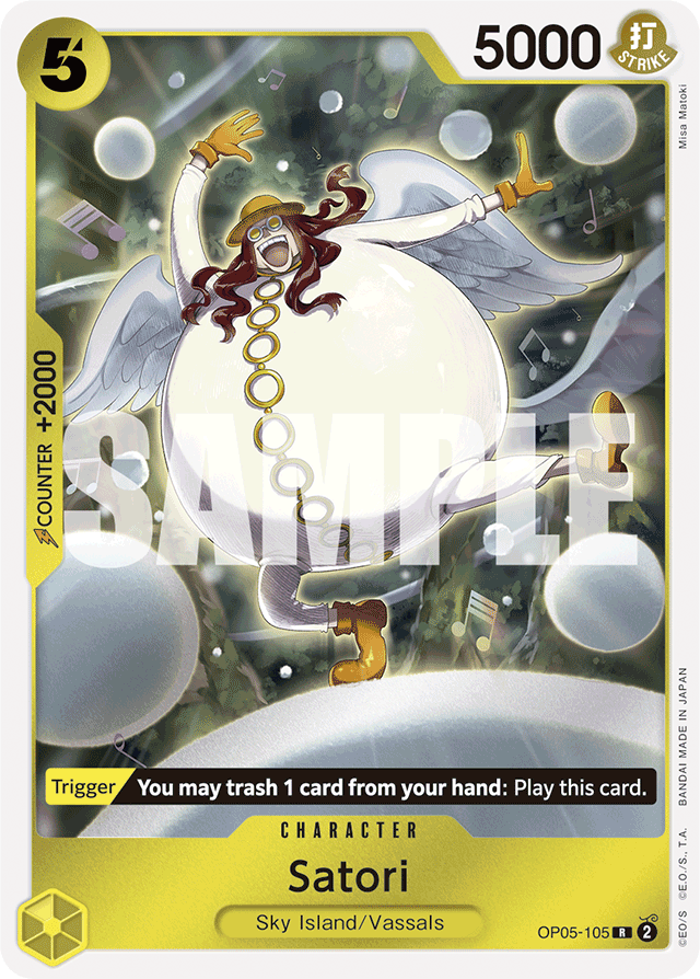 Satori OP05-105 Reprint card, Awakening of the New Era