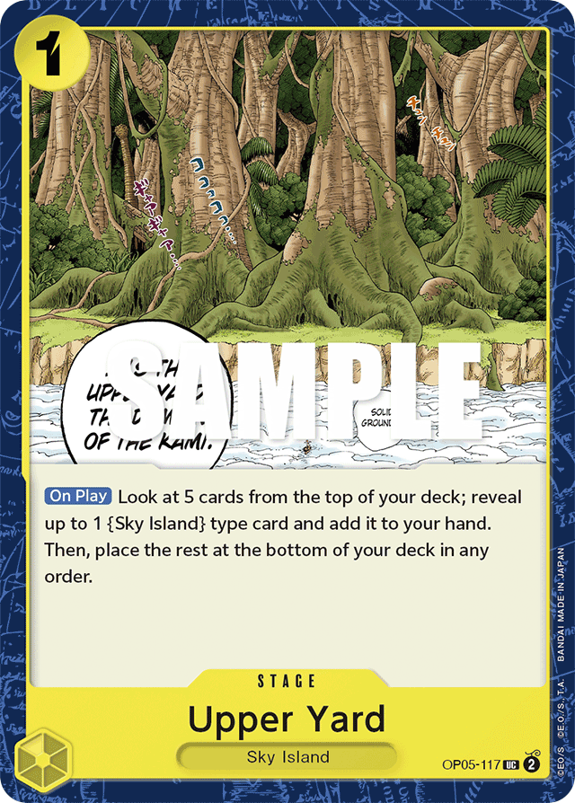 Upper Yard OP05-117 card, Awakening of the New Era
