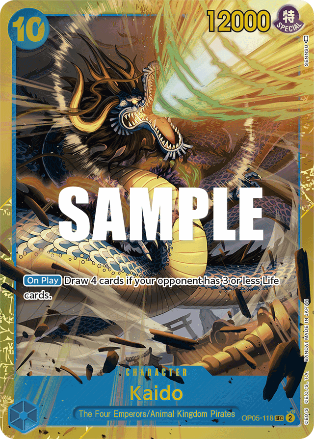 Kaido OP05-118 card, Awakening of the New Era