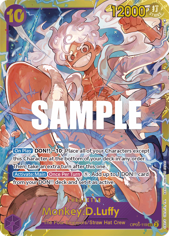 Monkey.D.Luffy OP05-119 card, Awakening of the New Era