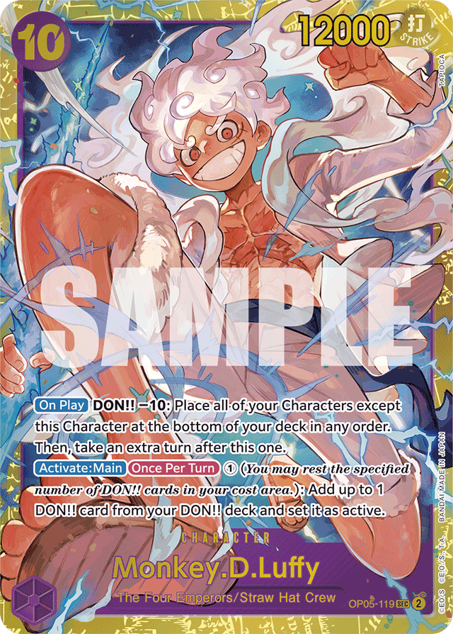 Monkey.D.Luffy OP05-119 Reprint card, Awakening of the New Era