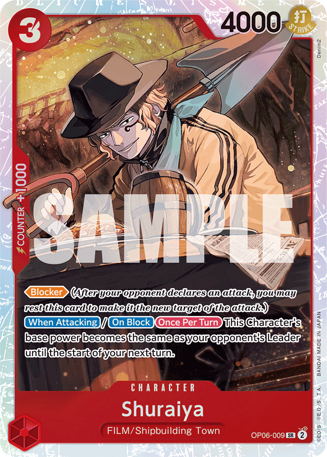 Shuraiya OP06-009 card, Wings of the Captain