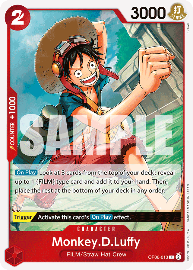 Monkey.D.Luffy OP06-013 card, Wings of the Captain