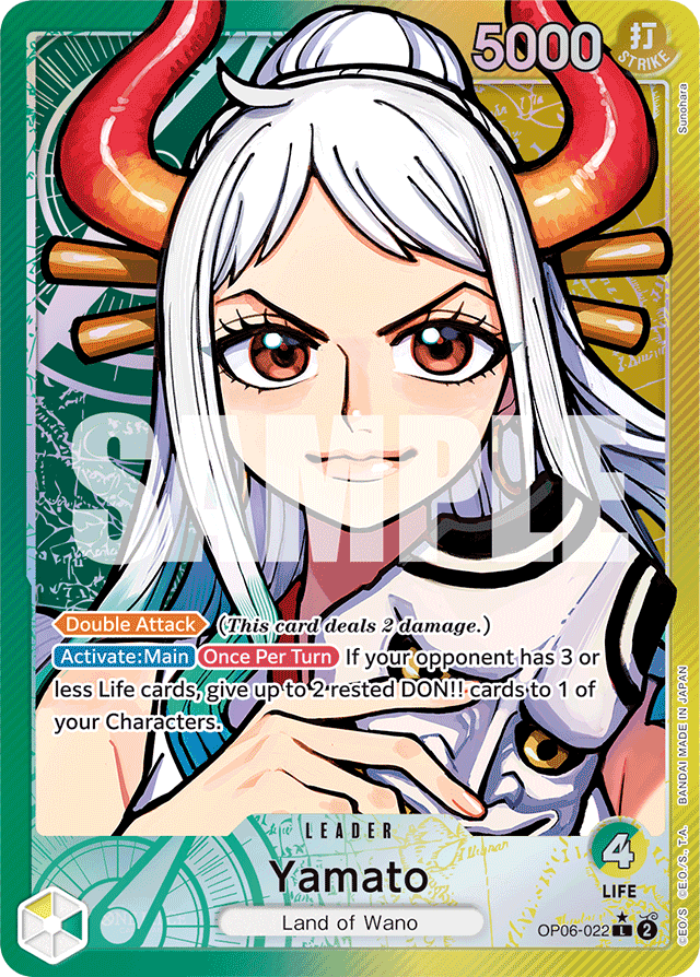 Yamato OP06-022 Alt Art card, Wings of the Captain