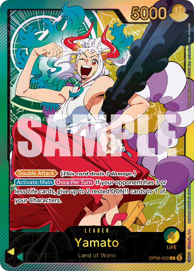 Yamato OP06-022 SP Alt Art card, Wings of the Captain