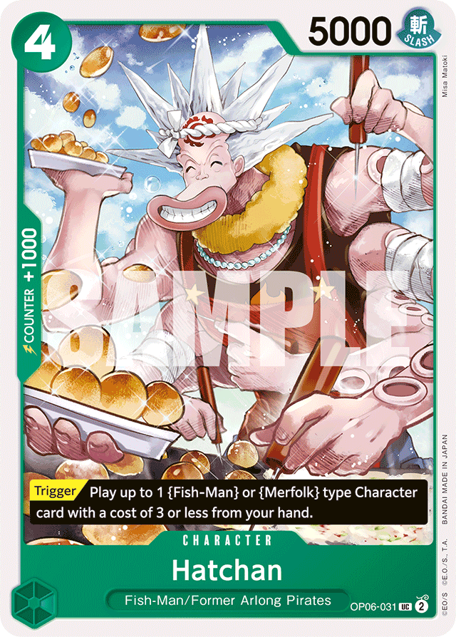Hatchan OP06-031 card, Wings of the Captain