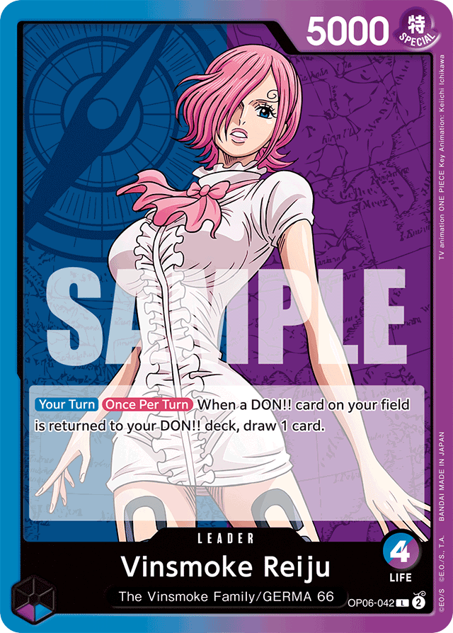 Vinsmoke Reiju OP06-042 card, Wings of the Captain