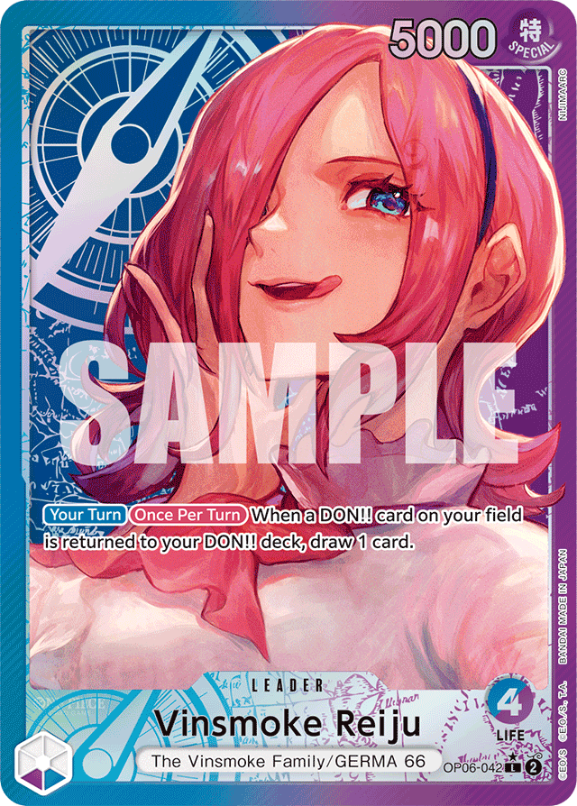 Vinsmoke Reiju OP06-042 Alt Art card, Wings of the Captain