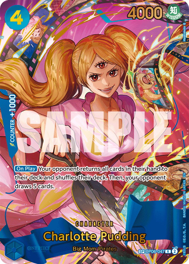 Charlotte Pudding OP06-047 SP Alt Art card, Wings of the Captain