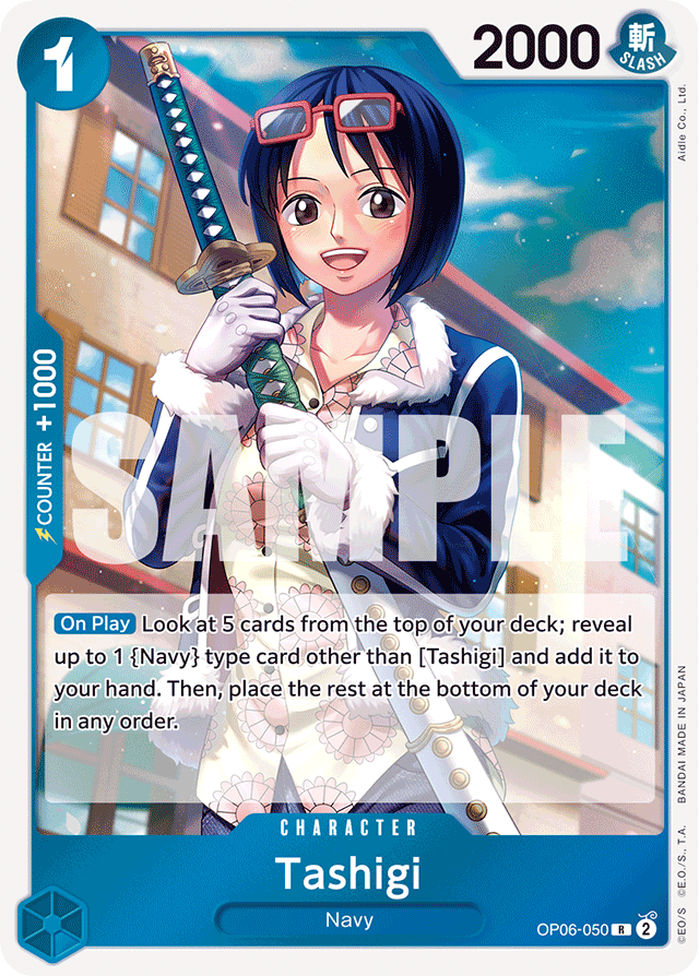 Tashigi OP06-050 card, Wings of the Captain