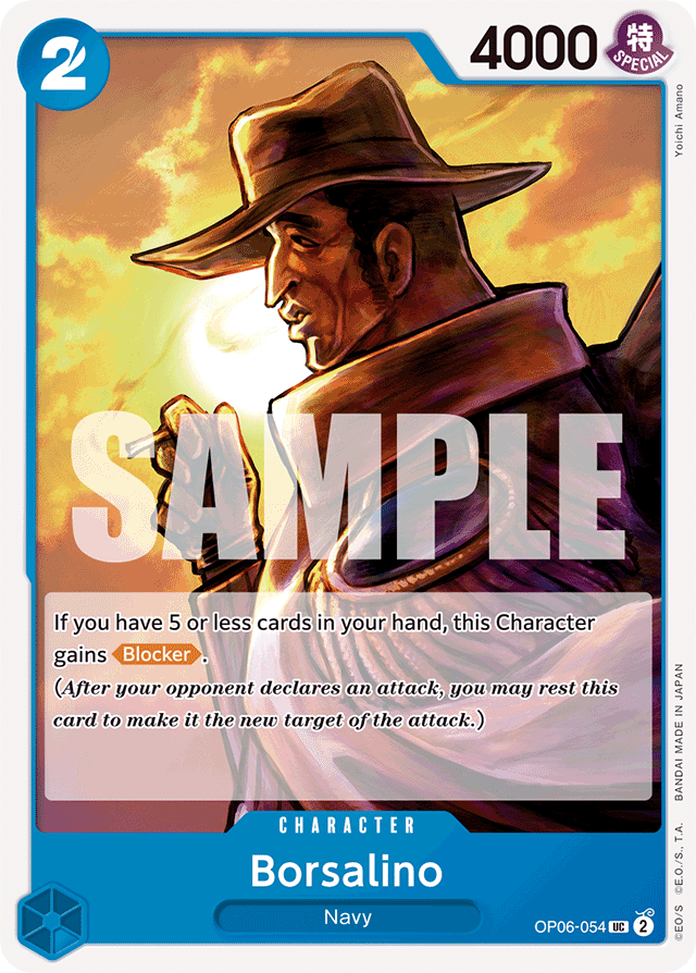 Borsalino OP06-054 card, Wings of the Captain