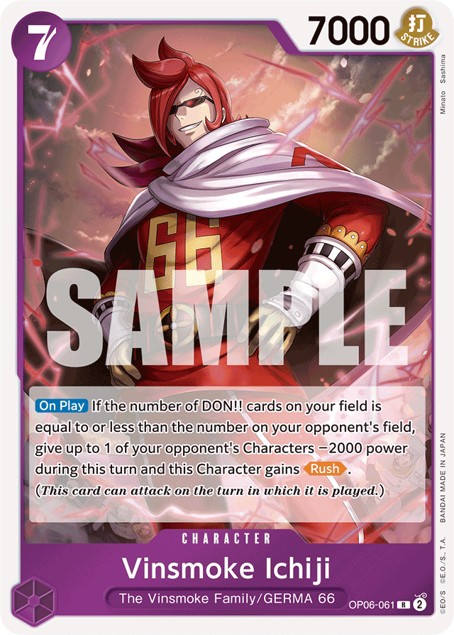 Vinsmoke Ichiji OP06-061 card, Wings of the Captain