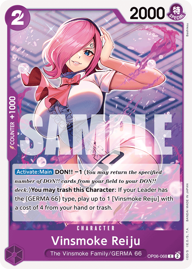 Vinsmoke Reiju OP06-068 card, Wings of the Captain