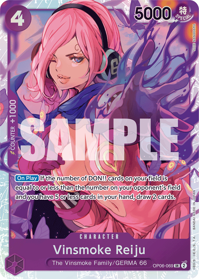 Vinsmoke Reiju OP06-069 card, Wings of the Captain