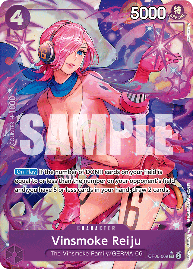 Vinsmoke Reiju OP06-069 Alt Art card, Wings of the Captain