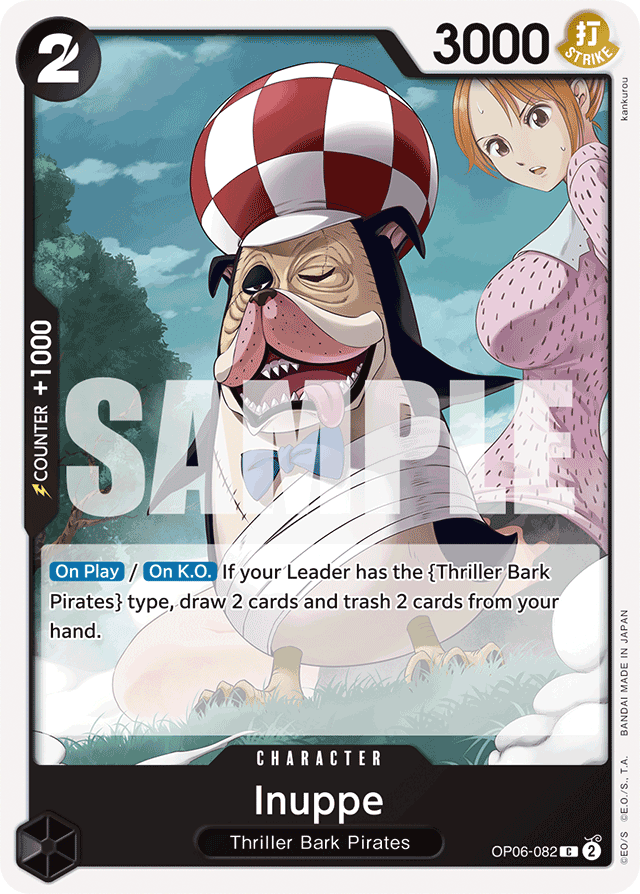 Inuppe OP06-082 card, Wings of the Captain