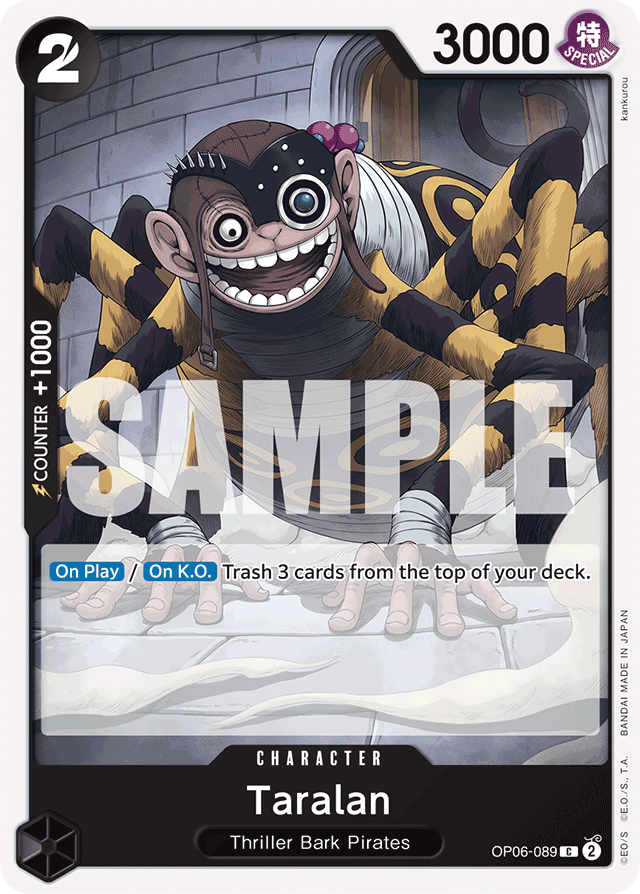 Taralan OP06-089 card, Wings of the Captain