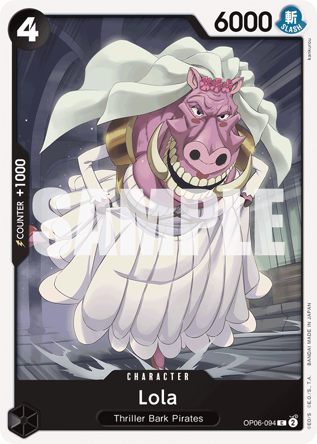 Lola OP06-094 card, Wings of the Captain