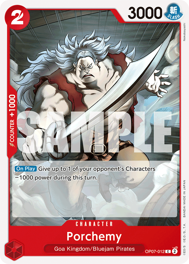 Porchemy OP07-012 card, 500 Years In The Future
