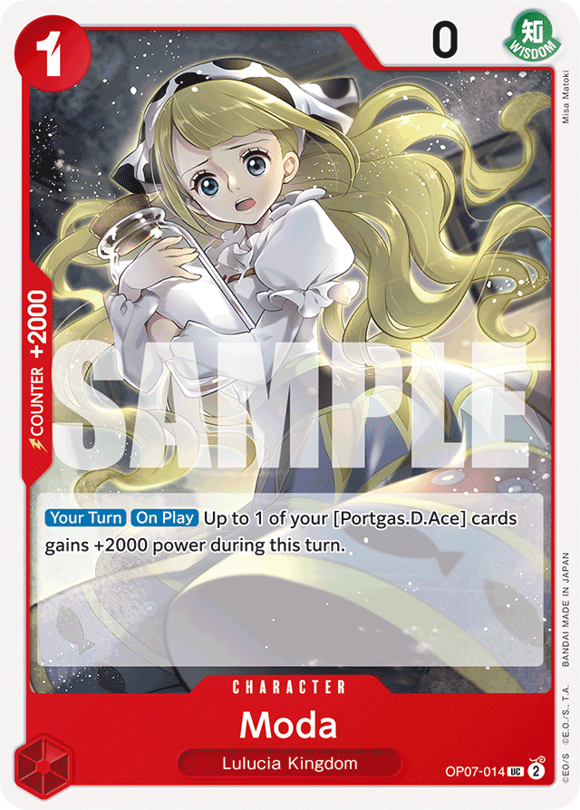 Moda OP07-014 card, 500 Years In The Future