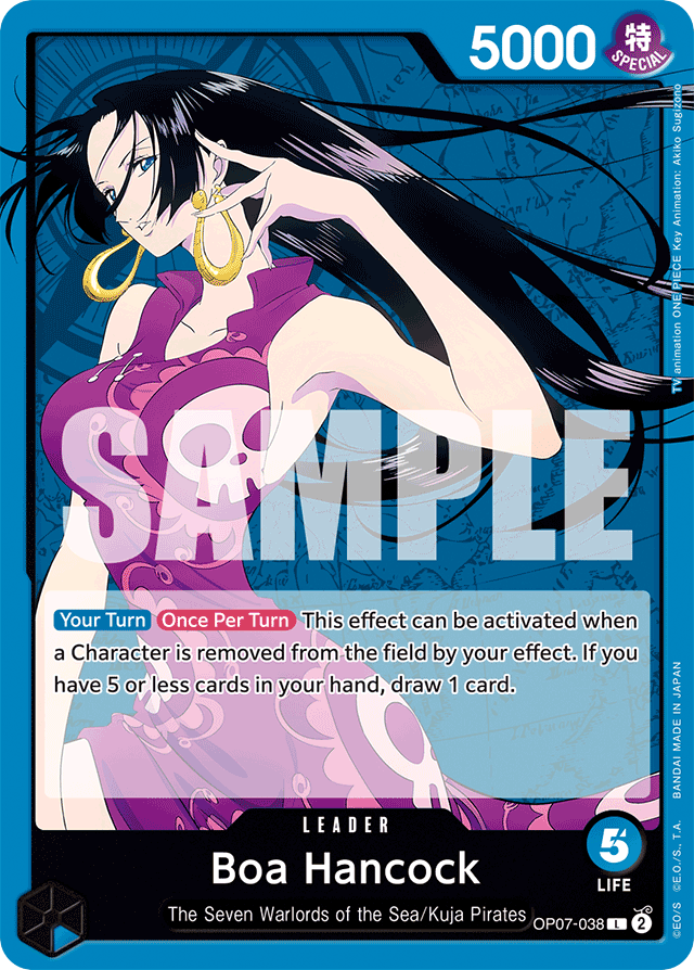 Boa Hancock OP07-038 card, 500 Years In The Future
