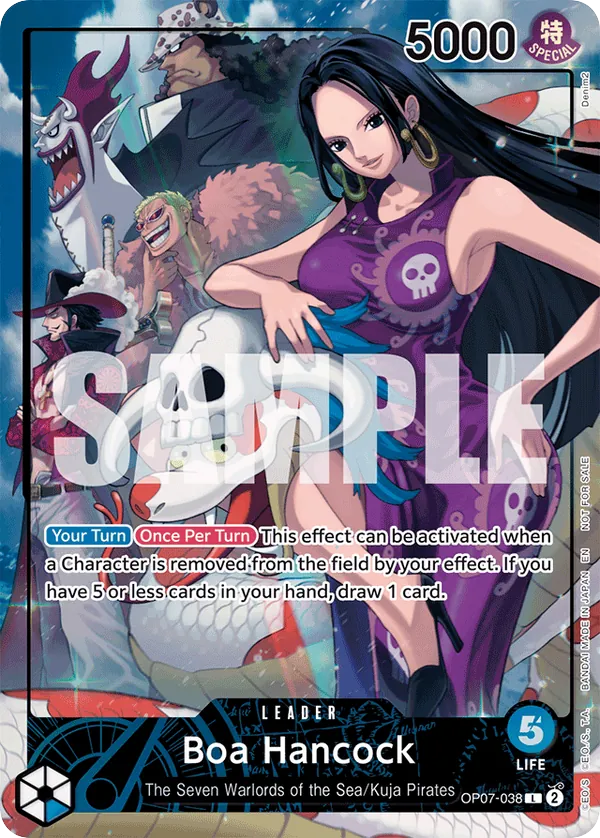 Boa Hancock OP07-038 PSA Magazine Alt Art card, 500 Years In The Future