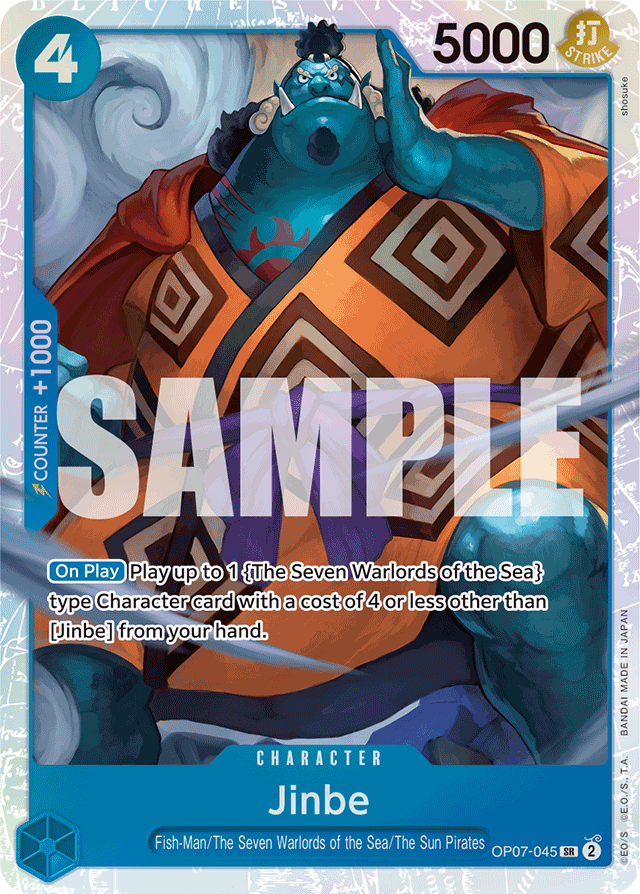 Jinbe OP07-045 card, 500 Years In The Future