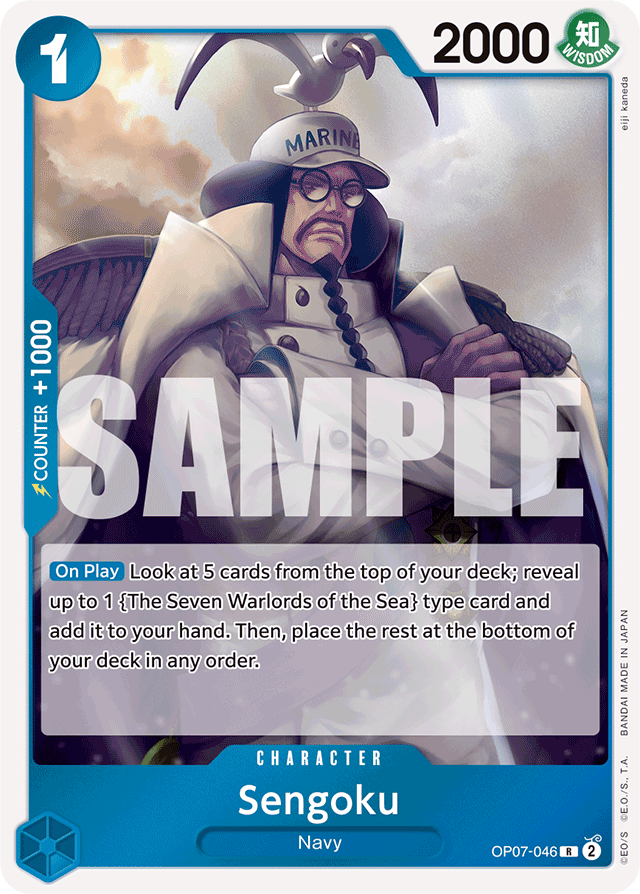 Sengoku OP07-046 card, 500 Years In The Future