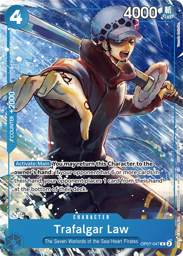 Trafalgar Law OP07-047 Full Art card, 500 Years In The Future