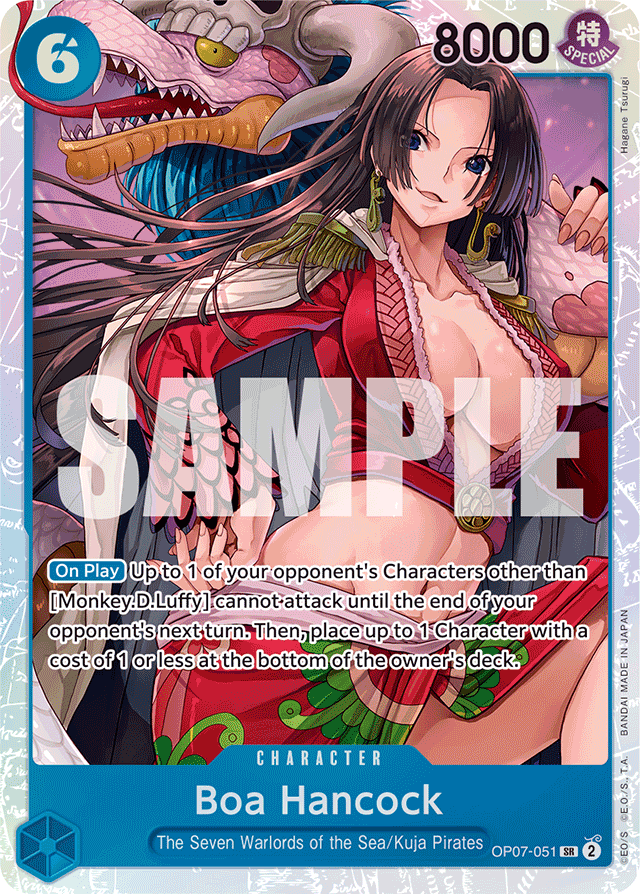 Boa Hancock OP07-051 card, 500 Years In The Future