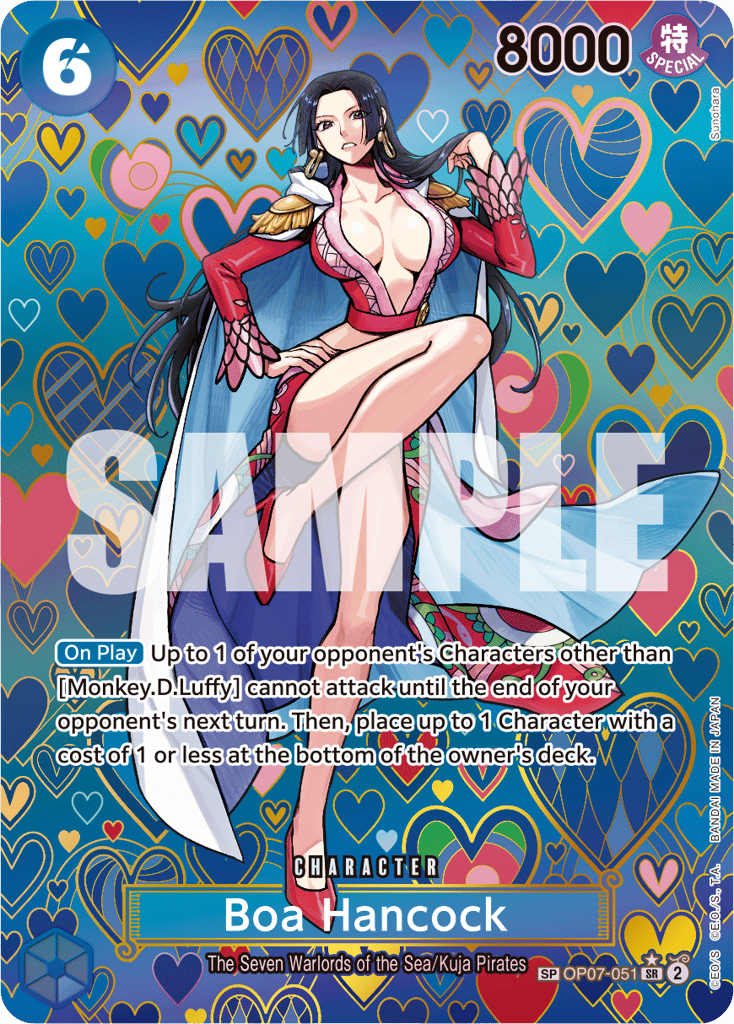 Boa Hancock OP07-051 SP Alt Art card, 500 Years In The Future