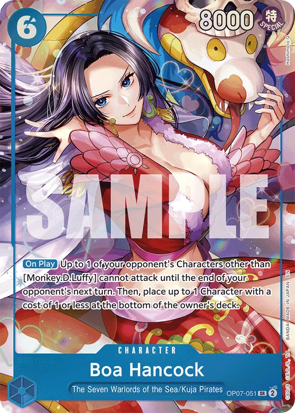 Boa Hancock OP07-051 Seven Warlords Of The Sea card, 500 Years In The Future