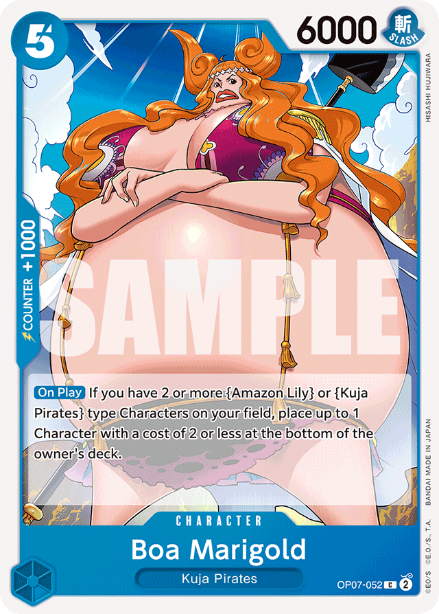 Boa Marigold OP07-052 card, 500 Years In The Future