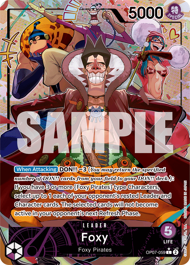 Foxy OP07-059 Alt Art card, 500 Years In The Future