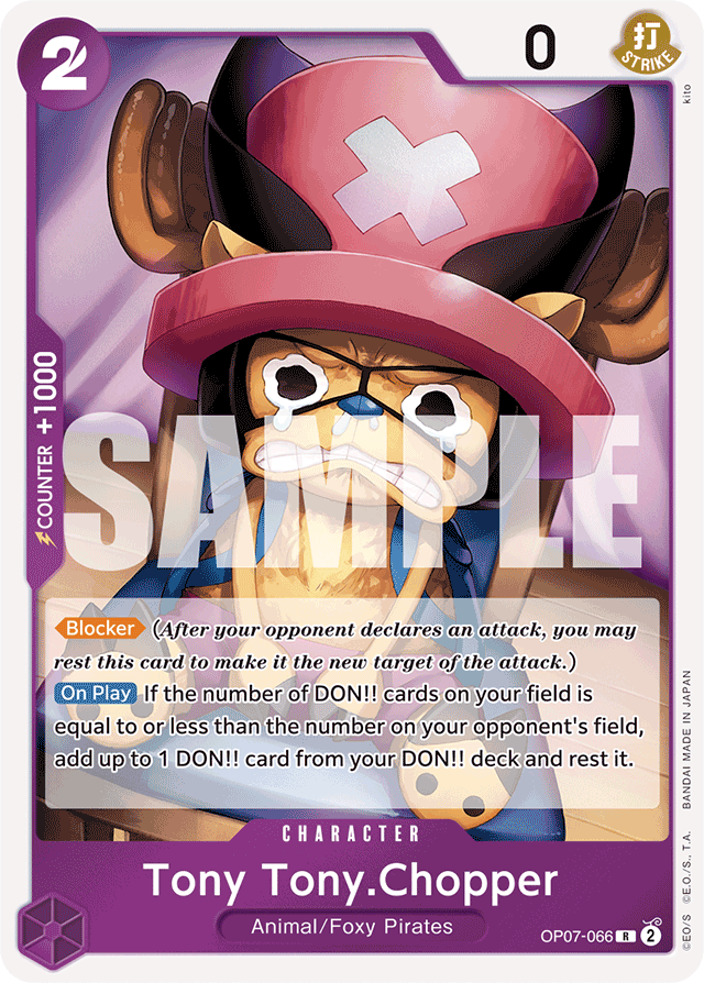 Tony Tony.Chopper OP07-066 card, 500 Years In The Future