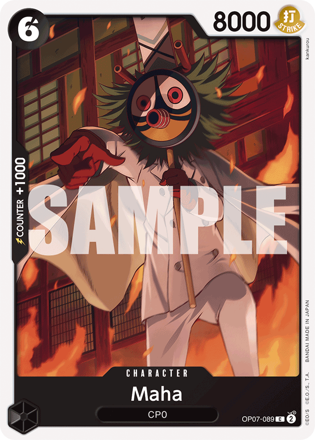 Maha OP07-089 card, 500 Years In The Future