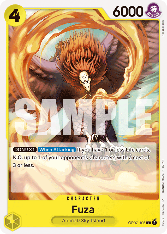 Fuza OP07-106 card, 500 Years In The Future