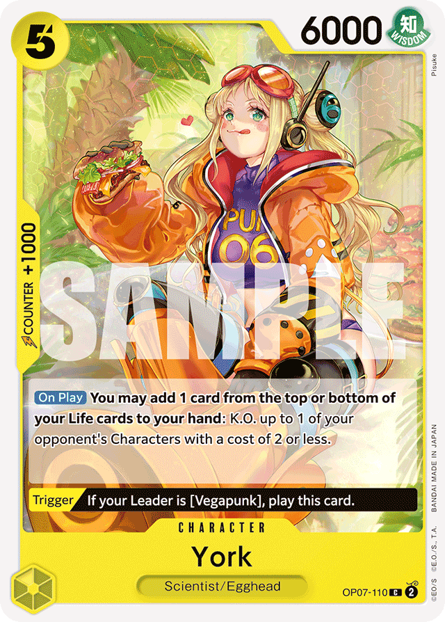 York OP07-110 card, 500 Years In The Future