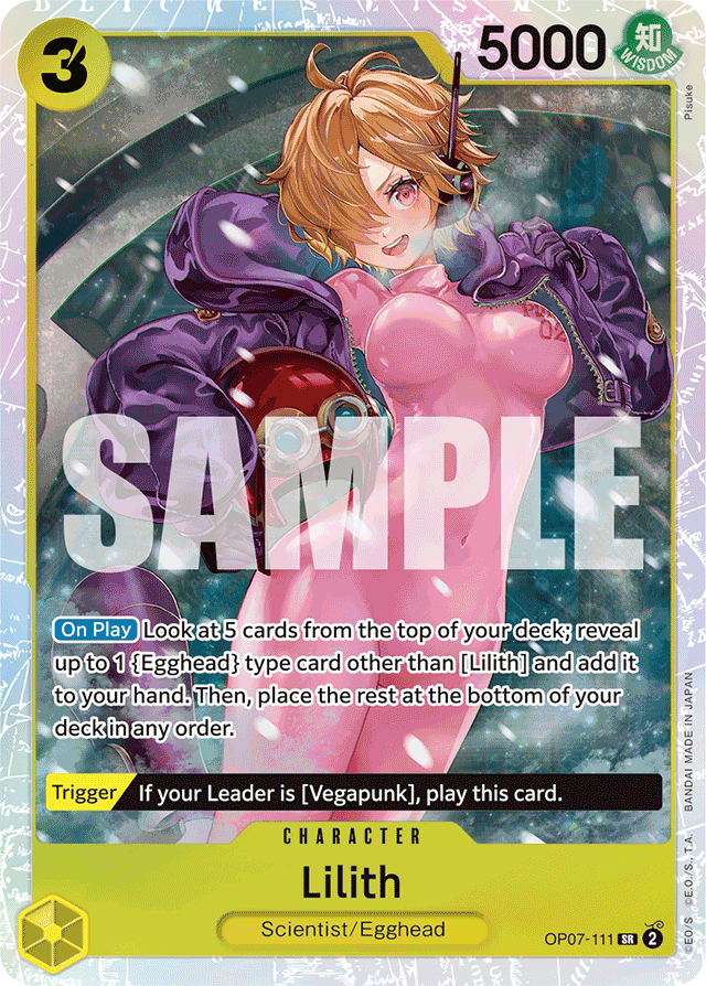 Lilith OP07-111 card, 500 Years In The Future