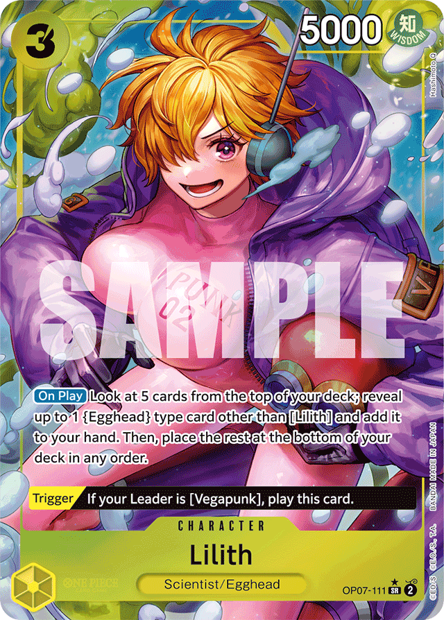 Lilith OP07-111 Alt Art card, 500 Years In The Future